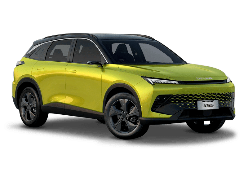 Купить BAIC X55 в Тольятти - Жёлтый металлик с чёрной крышей